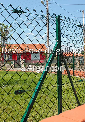 Devis Pose de grillage a Argancon