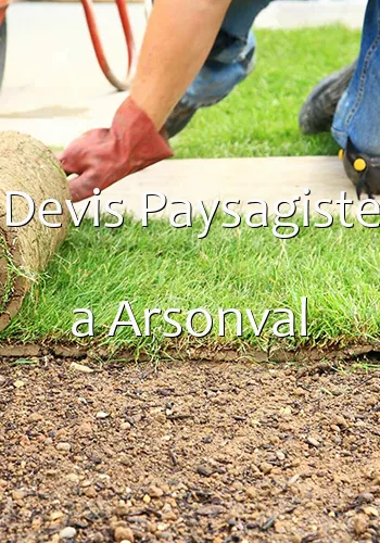 Devis Paysagiste a Arsonval