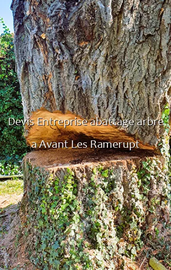 Devis Entreprise abattage arbre a Avant Les Ramerupt