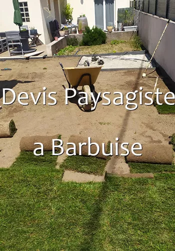 Devis Paysagiste a Barbuise