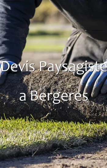 Devis Paysagiste a Bergeres