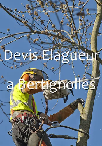 Devis Elagueur a Bertignolles