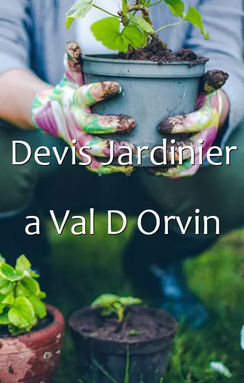 Devis Jardinier a Val D Orvin