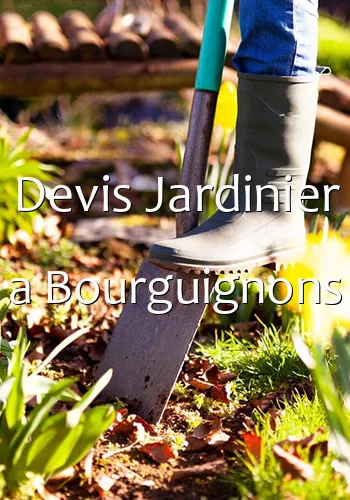 Devis Jardinier a Bourguignons