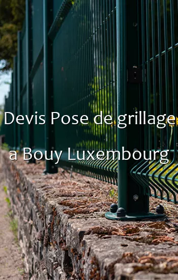 Devis Pose de grillage a Bouy Luxembourg