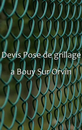 Devis Pose de grillage a Bouy Sur Orvin