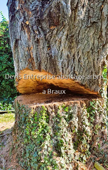 Devis Entreprise abattage arbre a Braux