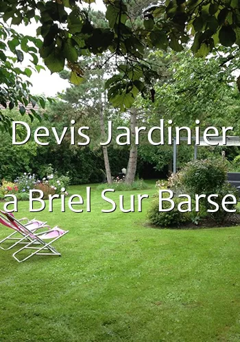 Devis Jardinier a Briel Sur Barse