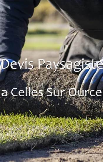 Devis Paysagiste a Celles Sur Ource