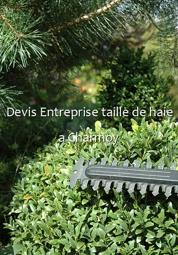 Devis Entreprise taille de haie a Charmoy