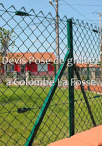 Devis Pose de grillage a Colombe La Fosse