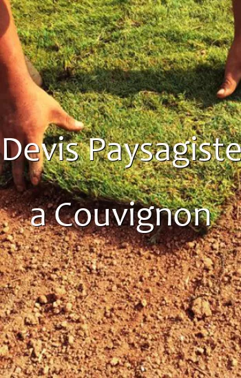 Devis Paysagiste a Couvignon