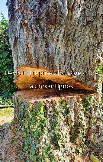 Devis Entreprise abattage arbre a Cresantignes