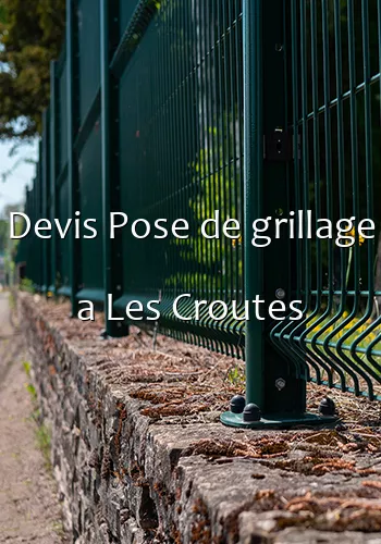 Devis Pose de grillage a Les Croutes