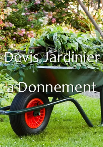 Devis Jardinier a Donnement