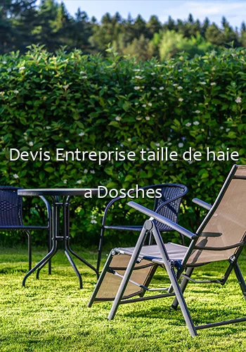 Devis Entreprise taille de haie a Dosches