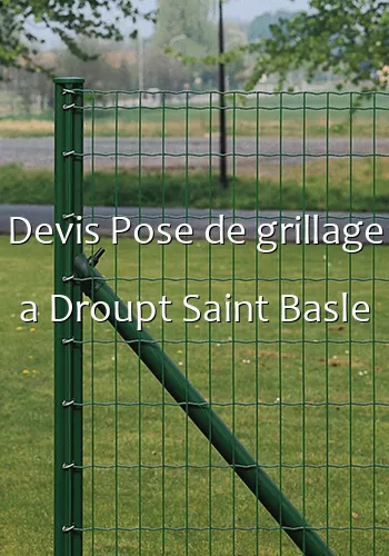 Devis Pose de grillage a Droupt Saint Basle