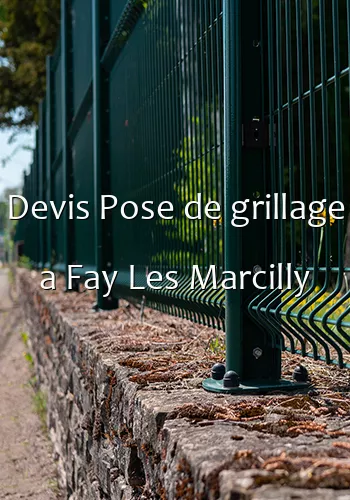 Devis Pose de grillage a Fay Les Marcilly