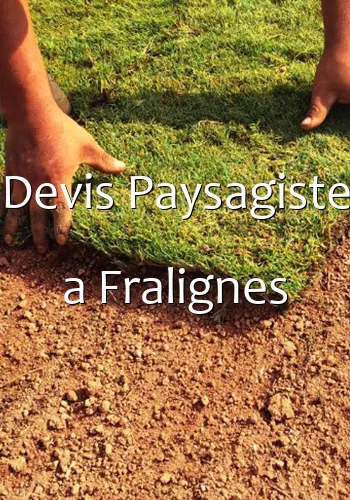 Devis Paysagiste a Fralignes