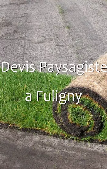 Devis Paysagiste a Fuligny