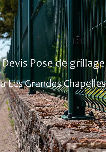 Devis Pose de grillage a Les Grandes Chapelles