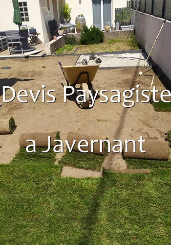 Devis Paysagiste a Javernant