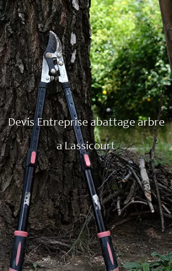 Devis Entreprise abattage arbre a Lassicourt