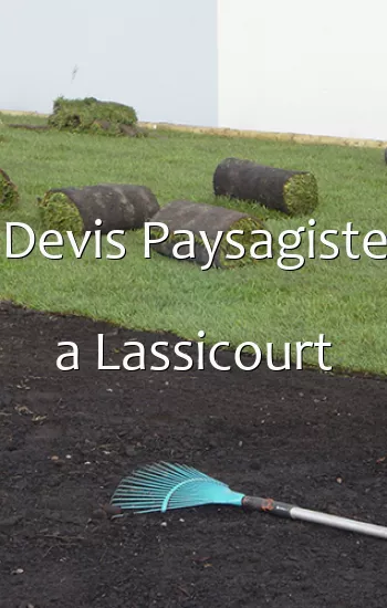 Devis Paysagiste a Lassicourt