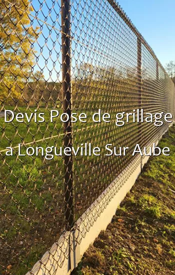 Devis Pose de grillage a Longueville Sur Aube