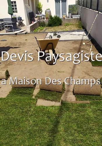 Devis Paysagiste a Maison Des Champs