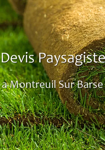 Devis Paysagiste a Montreuil Sur Barse