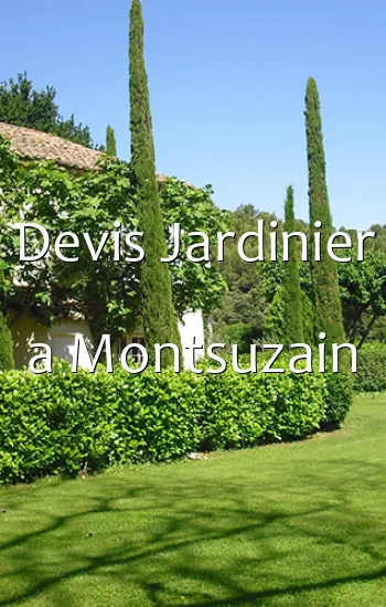 Devis Jardinier a Montsuzain