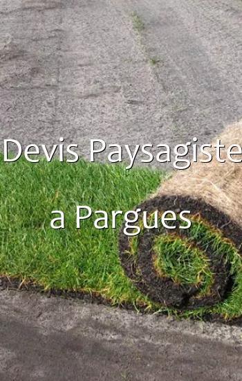 Devis Paysagiste a Pargues