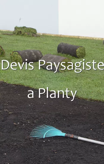 Devis Paysagiste a Planty