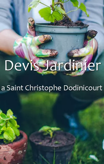 Devis Jardinier a Saint Christophe Dodinicourt