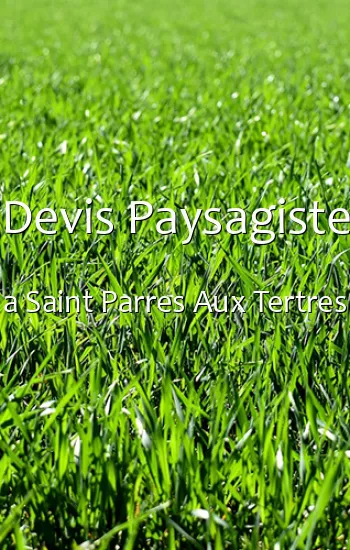 Devis Paysagiste a Saint Parres Aux Tertres