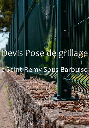 Devis Pose de grillage a Saint Remy Sous Barbuise