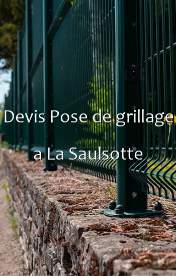 Devis Pose de grillage a La Saulsotte