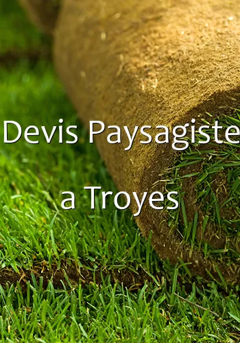 Devis Paysagiste a Troyes