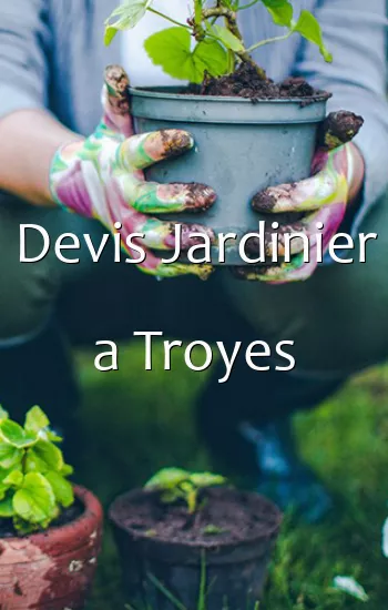 Devis Jardinier a Troyes