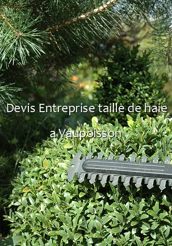 Devis Entreprise taille de haie a Vaupoisson