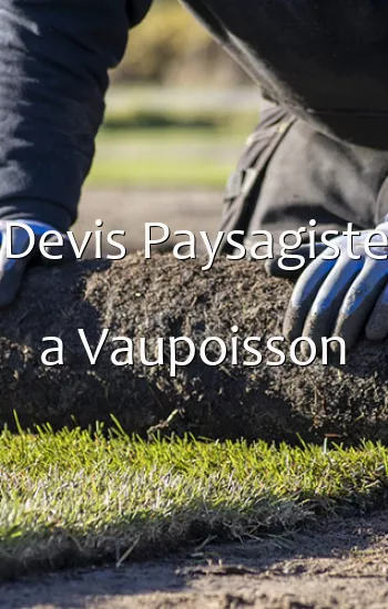 Devis Paysagiste a Vaupoisson