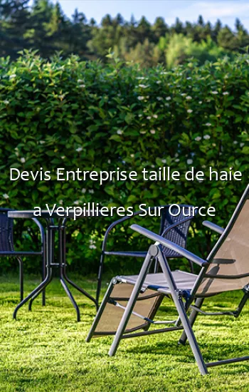 Devis Entreprise taille de haie a Verpillieres Sur Ource