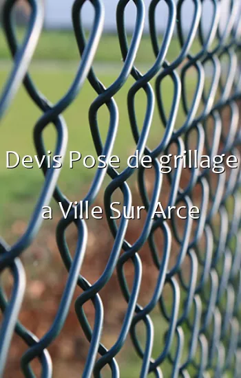 Devis Pose de grillage a Ville Sur Arce